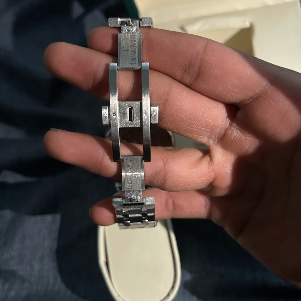 Silver Mens Watch Bracelet
